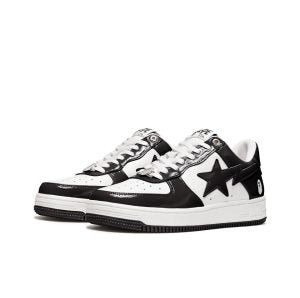 Bapesta A BATHING APE STA black and white