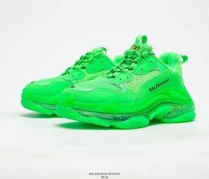 Balenciaga Triple S Clear Sole Fluor GREEN