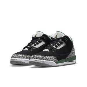 Jordan Retro 3 Pine Green Black