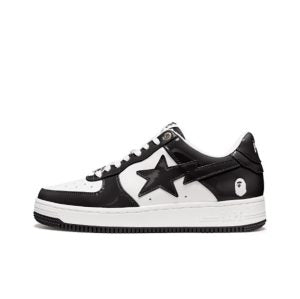 Bapesta A BATHING APE STA black and white