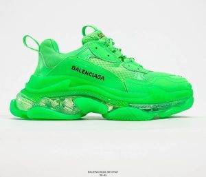 Balenciaga Triple S Clear Sole Fluor GREEN