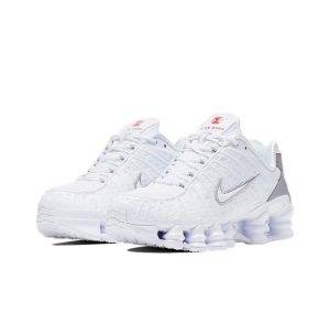 Nike Shox TL White Metallic Silver